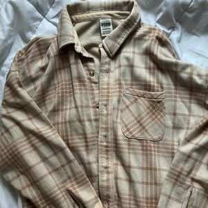 Women’s PINK oversized flannel shacket